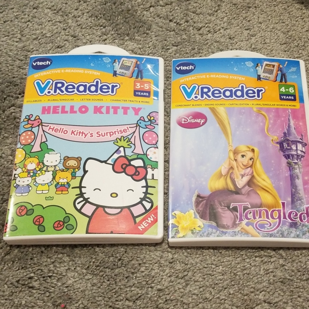 Nwt! V.Reader Vtech Games